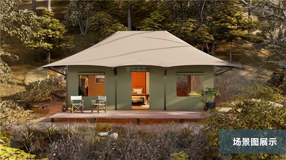 游牧文明遇见现代设计：解码濠江区野奢酒店帐篷的建筑哲学