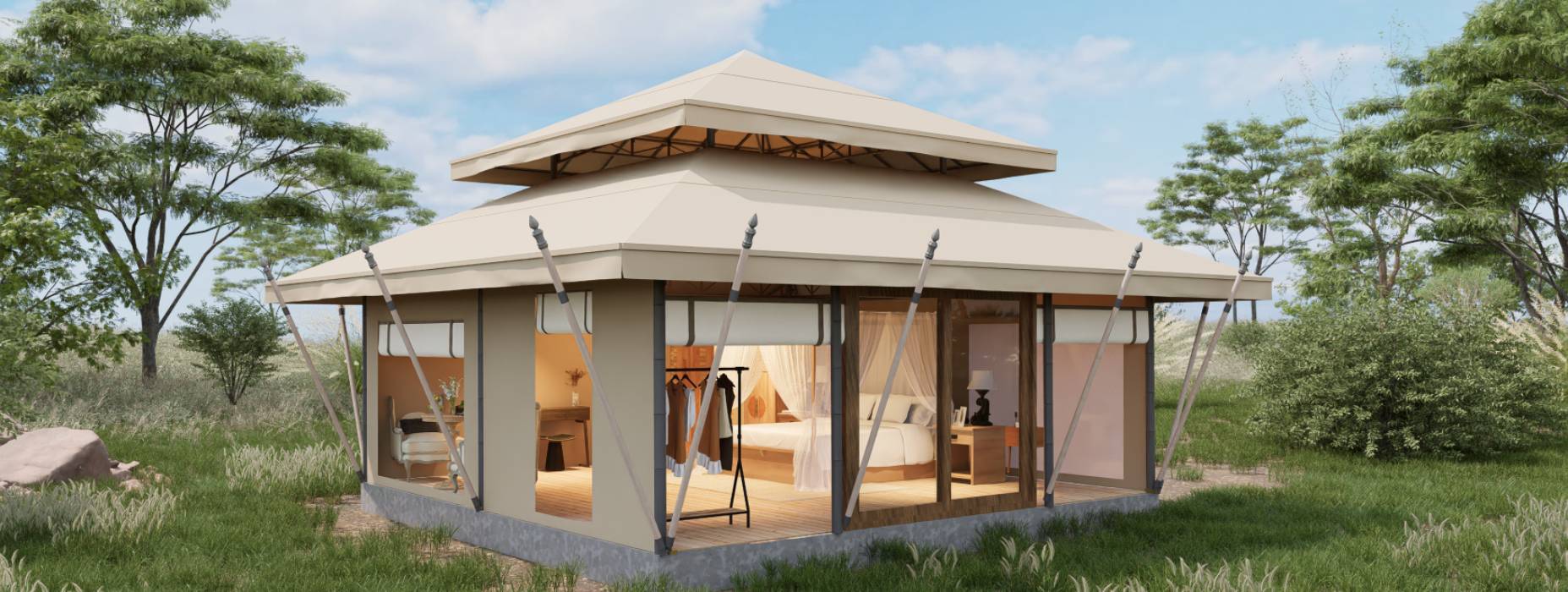 濠江区户外野奢帐篷